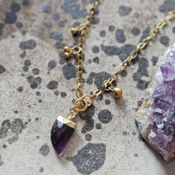 Naszyjnik z ametystem