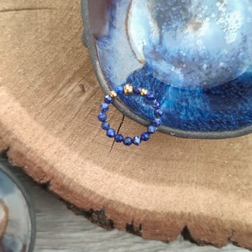 Pierścionek z lapis lazuli