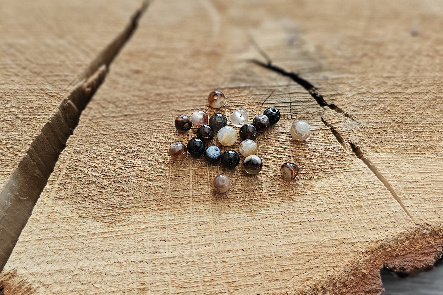 agat koraliki z agatu do bransoletek handmade