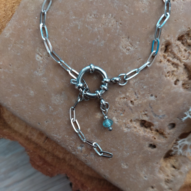 Bransoletka z odpinanym apatytem - Earth V - obrazek 4